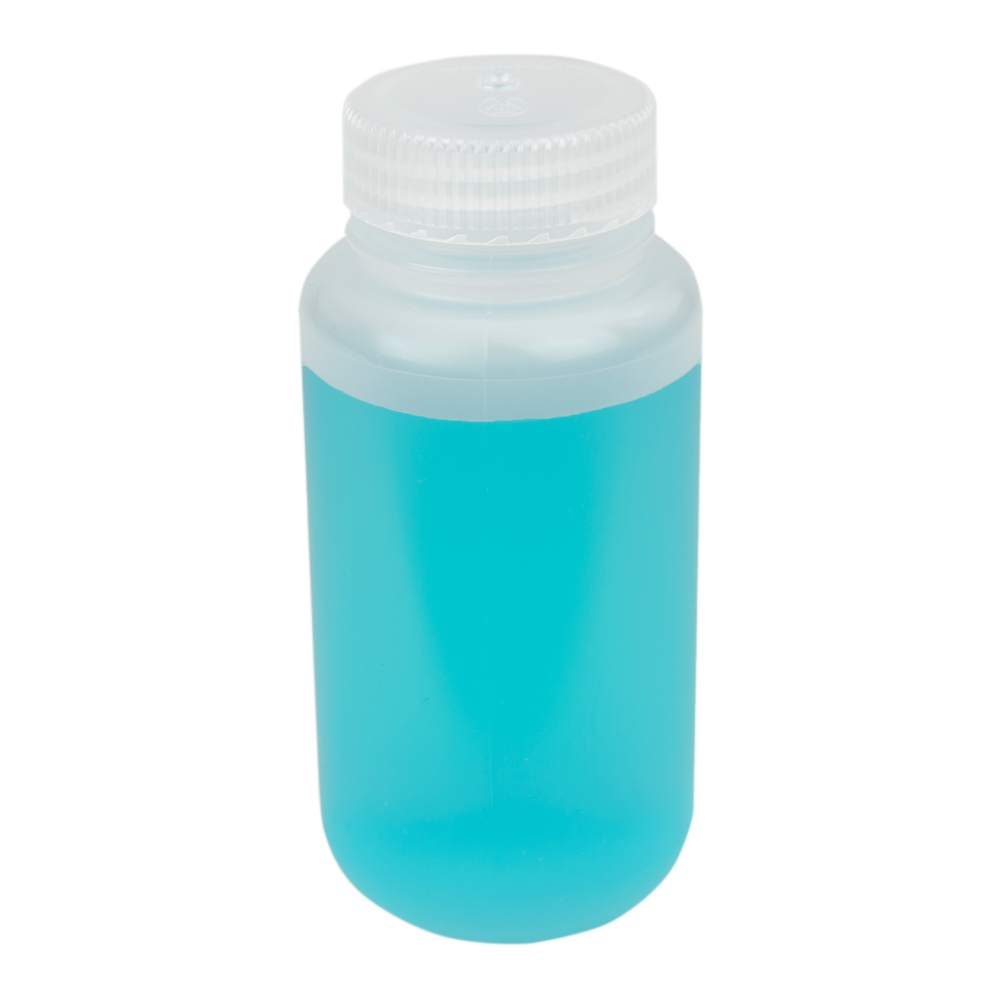 8 oz./250mL Nalgene™ Lab Quality Wide Mouth Polypropylene Bottle with 43mm Cap
