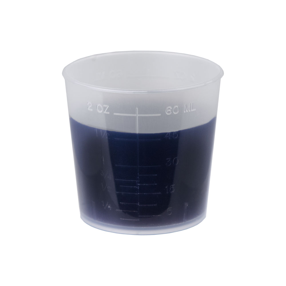 2 oz./60cc NonSterile Premium Medicine Cups with mL & oz. Graduations
