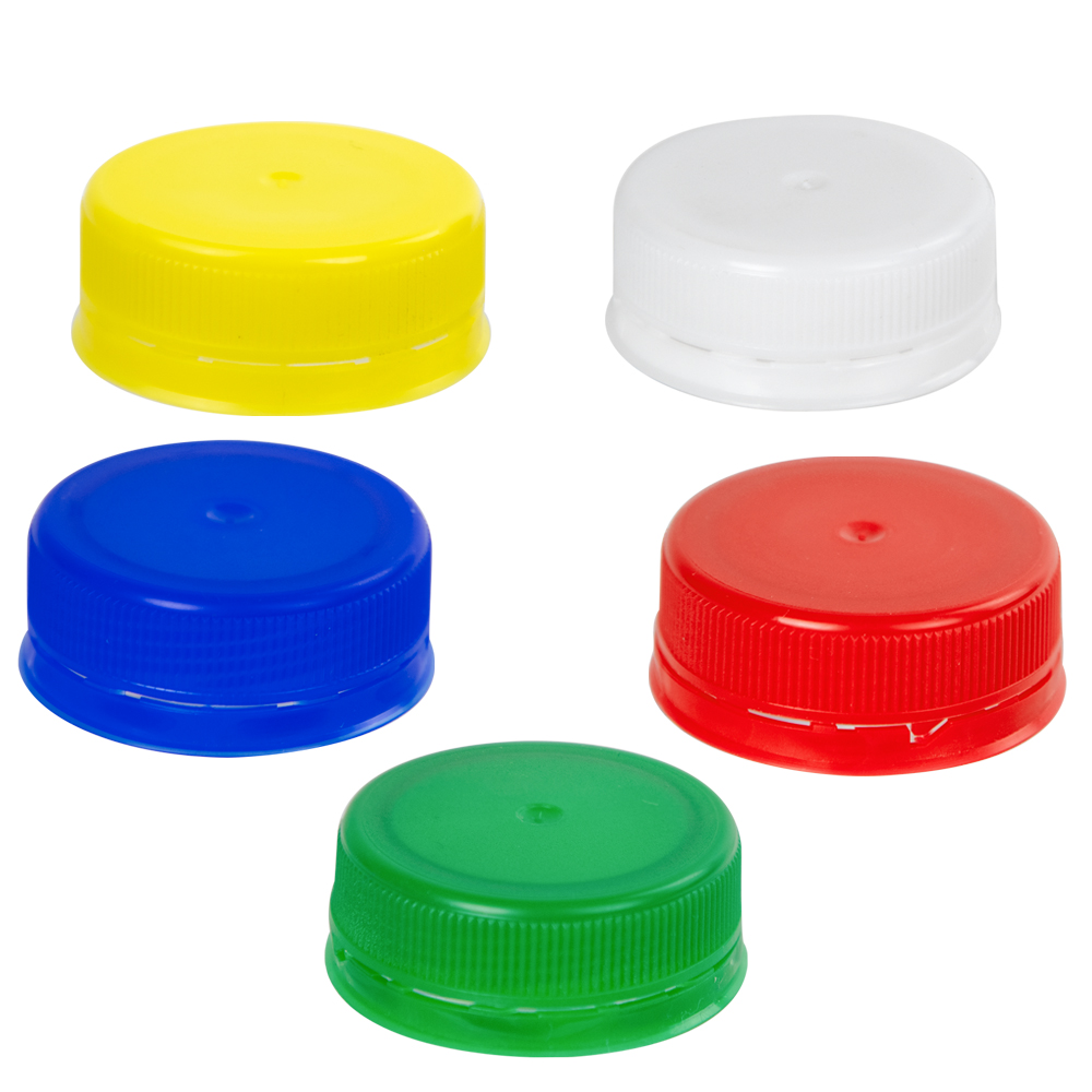 SILGAN 100 pc Red Plastic Caps 38-400 SNAP SCREW CAP FOR 1 GALLON JUR
