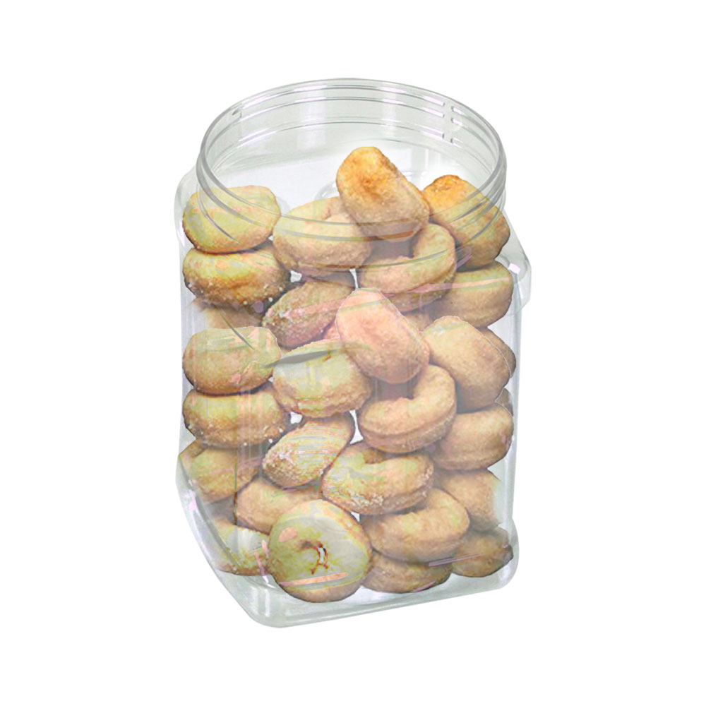 64 oz. Clear PET Pinch Grip-It Jars with 120mm Neck (Cap Sold Separately)