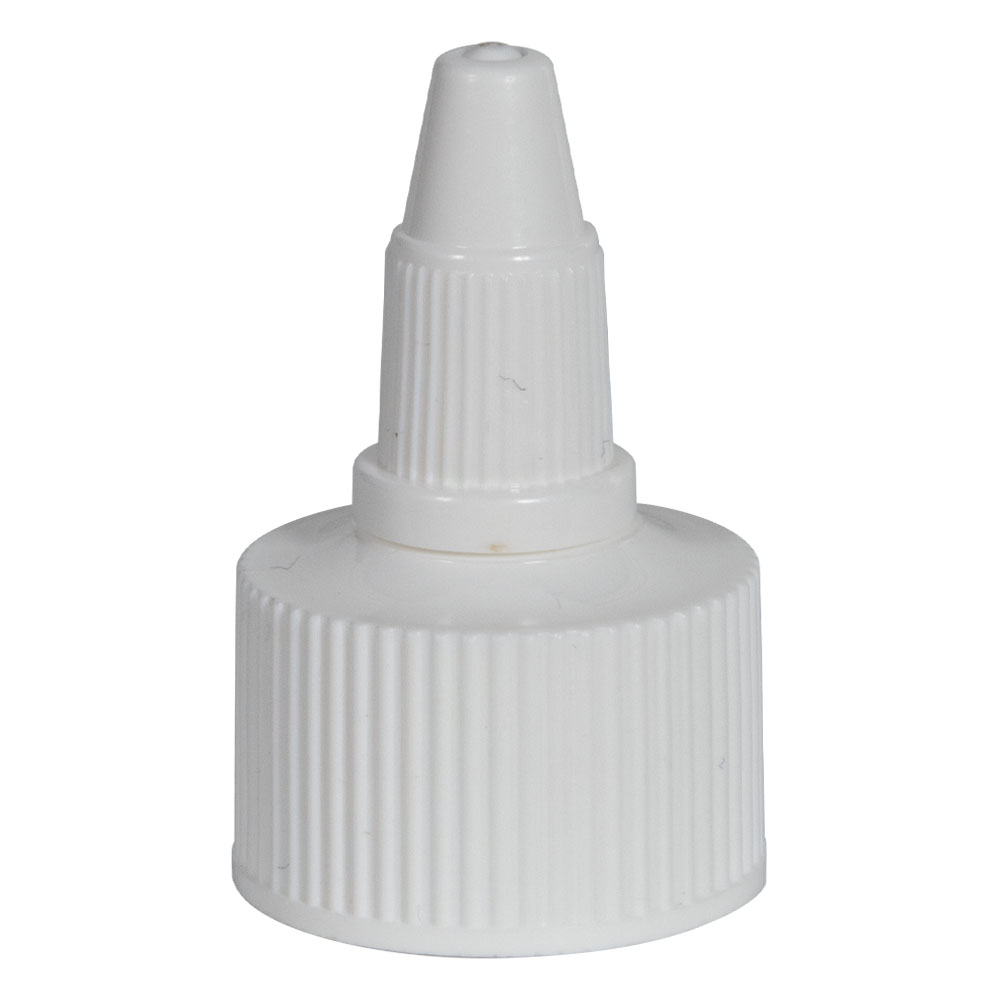24/410 White Twist Open/Close Dispensing Cap with Gasket 24/410 White Twist Open/Close Dispensing Cap with Gasket