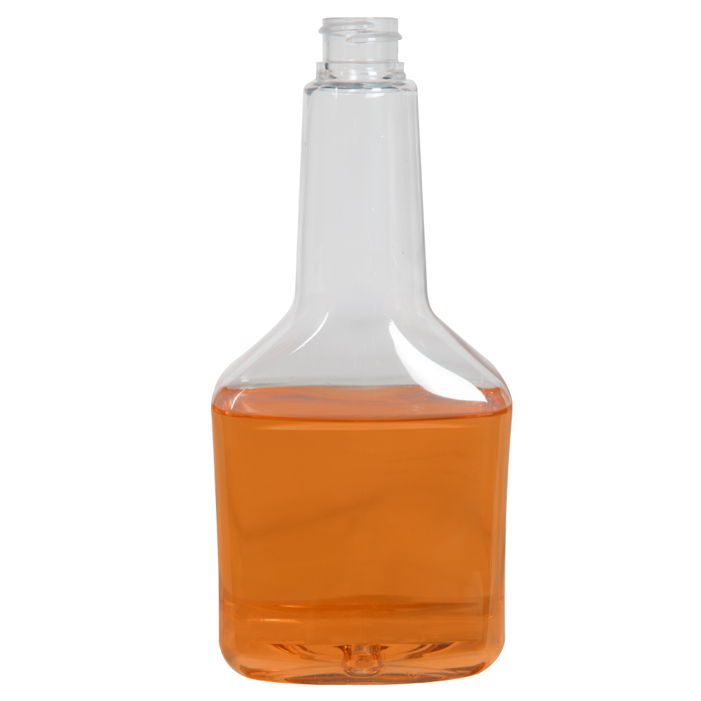 12 oz. Long Neck Clear PET Cone Top Bottle with 22/400 Neck (Cap Sold Separately)