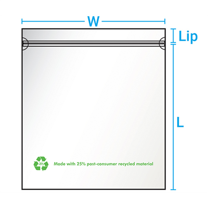 Reclosable Bags (25 PCR Material) U.S. Plastic Corp.