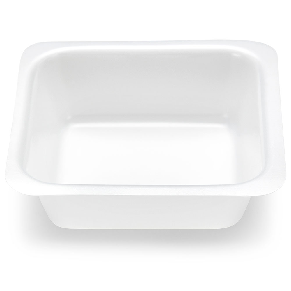 100mL White Polystyrene Anti-Static Square Weighing Boats with Square Flat  Bottom - 80mm L x 80mm W x 24mm Hgt. | U.S. Plastic Corp.