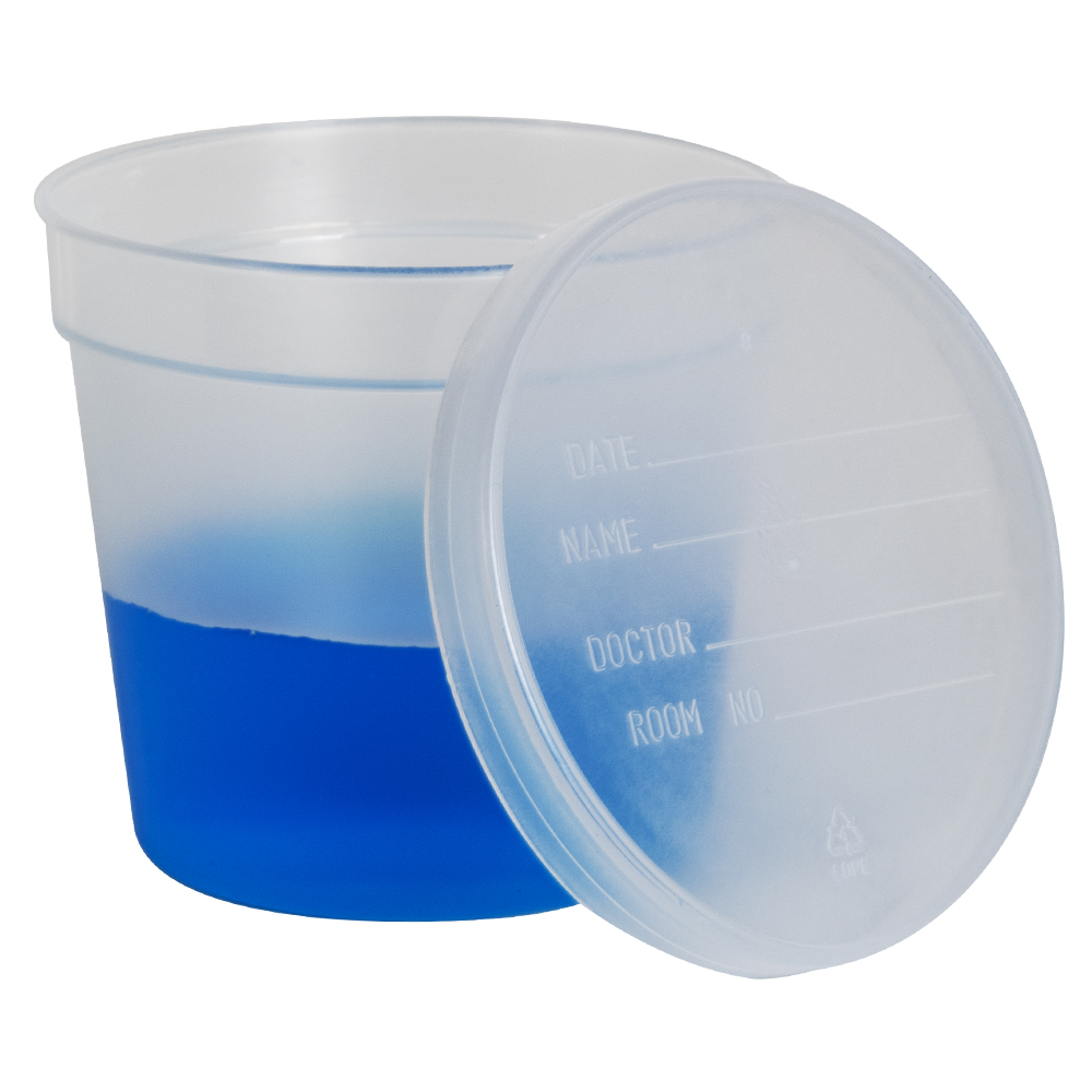 Specimen Container with Snap-On Cap