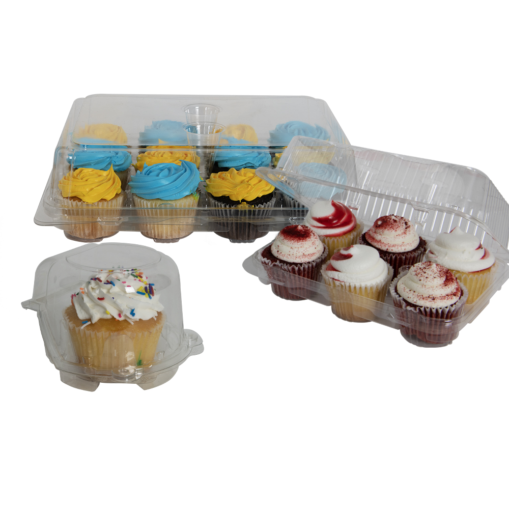 Premium Clamshell Cupcake Containers U.S. Plastic Corp.