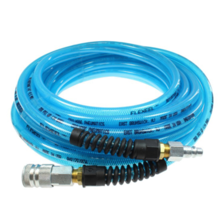 3 8 ID X 9 16 OD FLEXEEL Reinforced Transparent Blue Polyurethane 3-8-id-x-9-16-od-flexeel-reinforced-transparent-blue-polyurethane