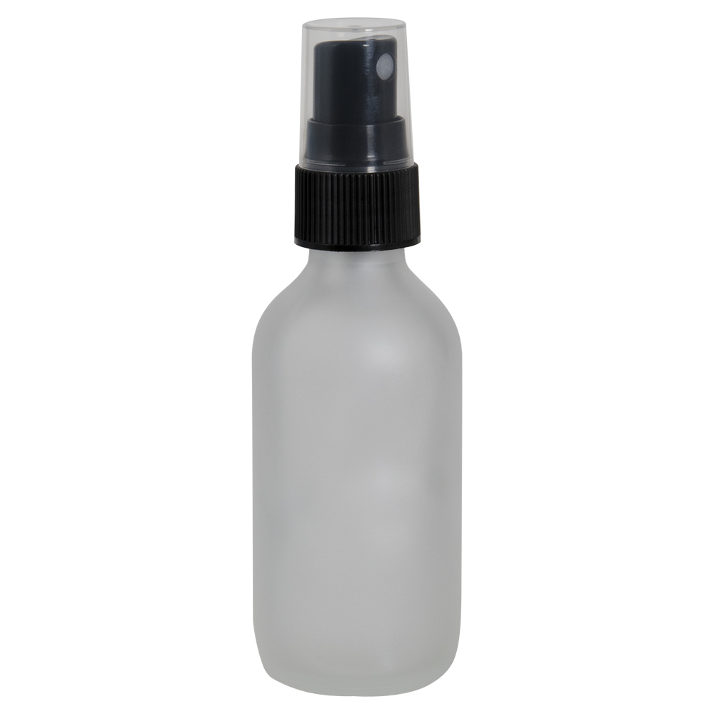 1 oz (30ml) CLEAR Glass Bottle with Silver 20-400 lid with foam liner