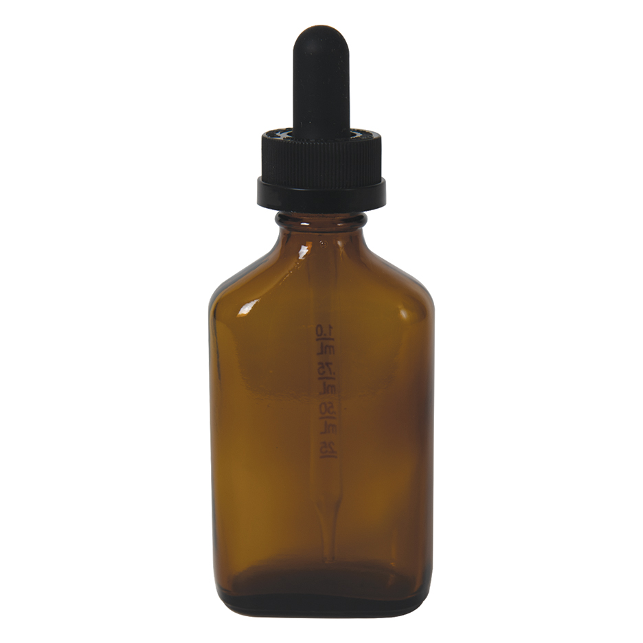 2 oz. Amber Glass Rockefeller Century Oval Bottle with 20/400