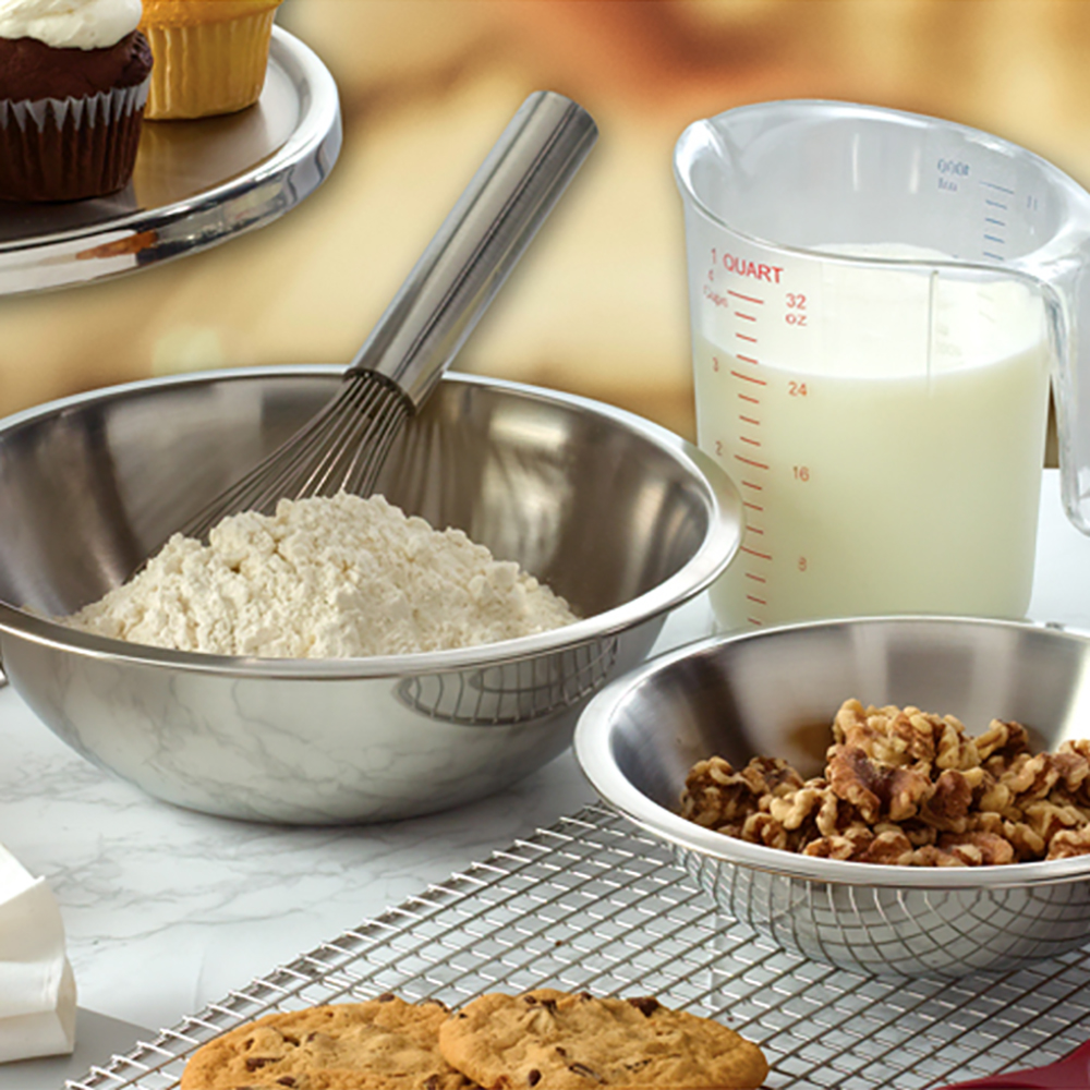 Stainless Steel True Capacity Mixing Bowls