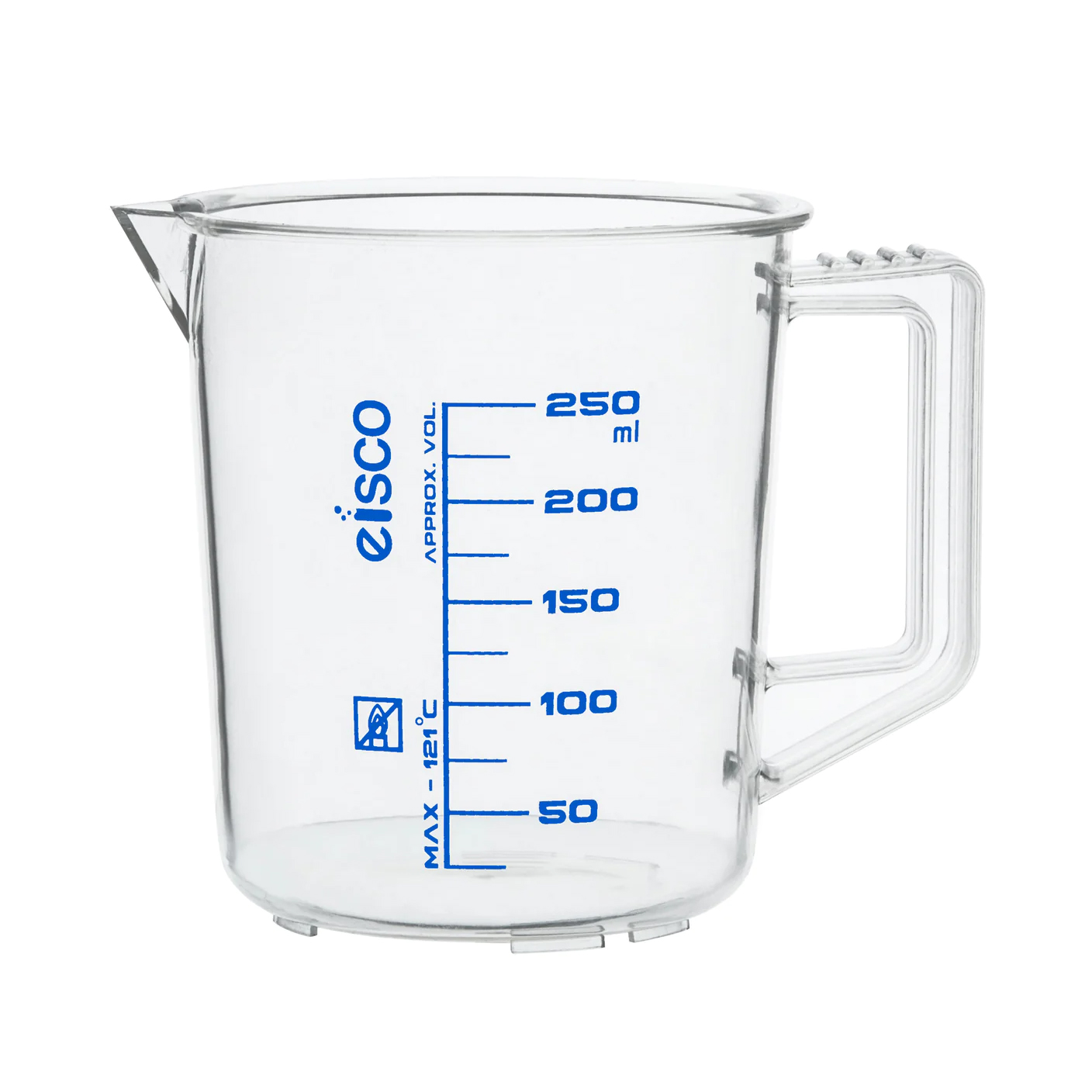 250mL Clear PMP Short Form Graduated Measuring Pitcher