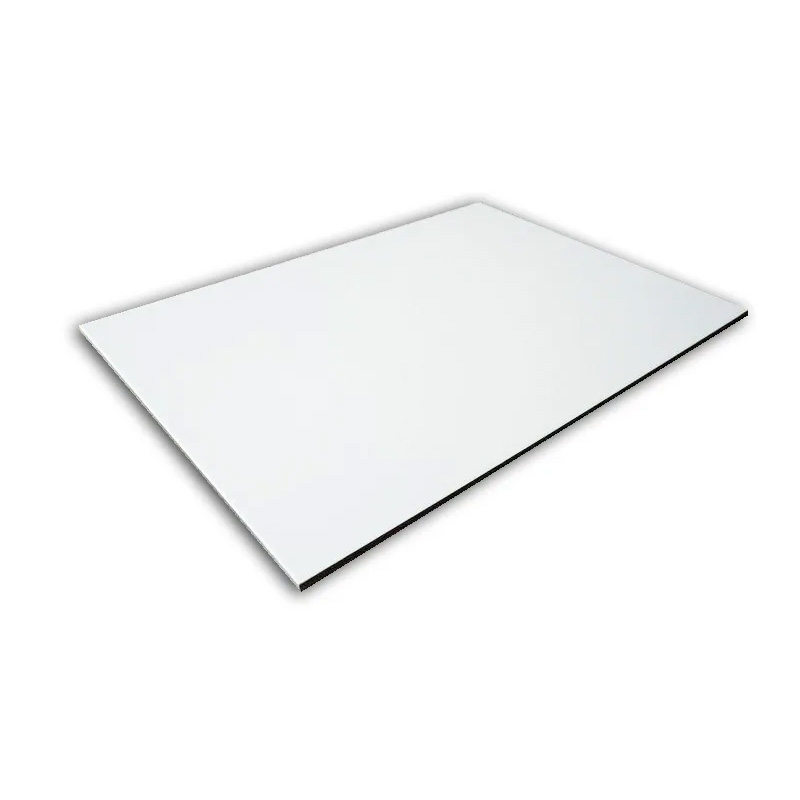 1/4" (0.236") x 48" x 96" Matte White Aluminum Composite Material (ACM) Sheet