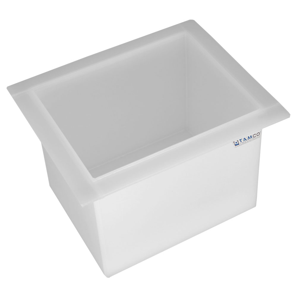 9 Gallon Polypropylene High Temperature Tamco® Tank 15" L x 12" W x