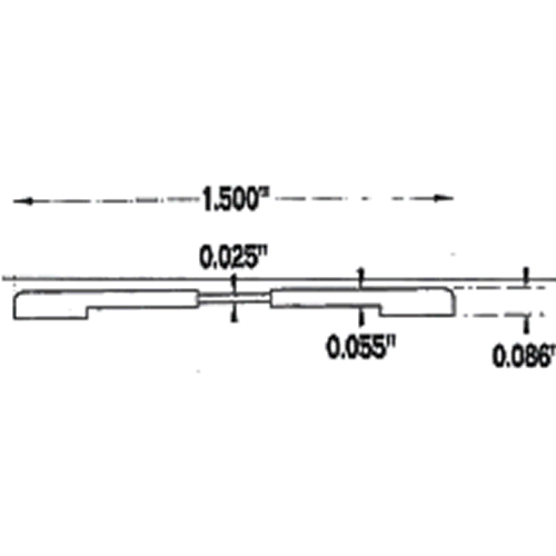 Clear PVC Flat Living Hinge U.S. Plastic Corp.