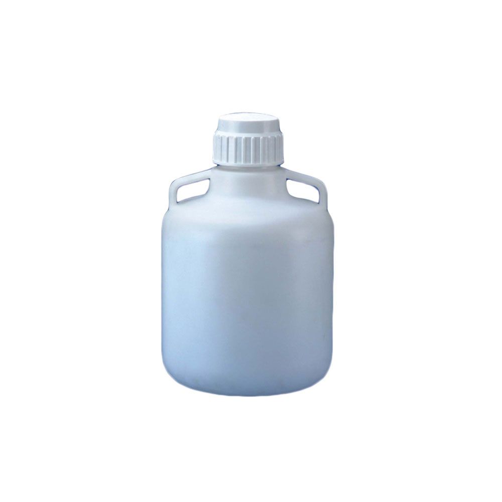 2-1/2 Gallon (10 Liter) Natural Polypropylene Autoclavable Round Carboy with 67mm White Screw Cap