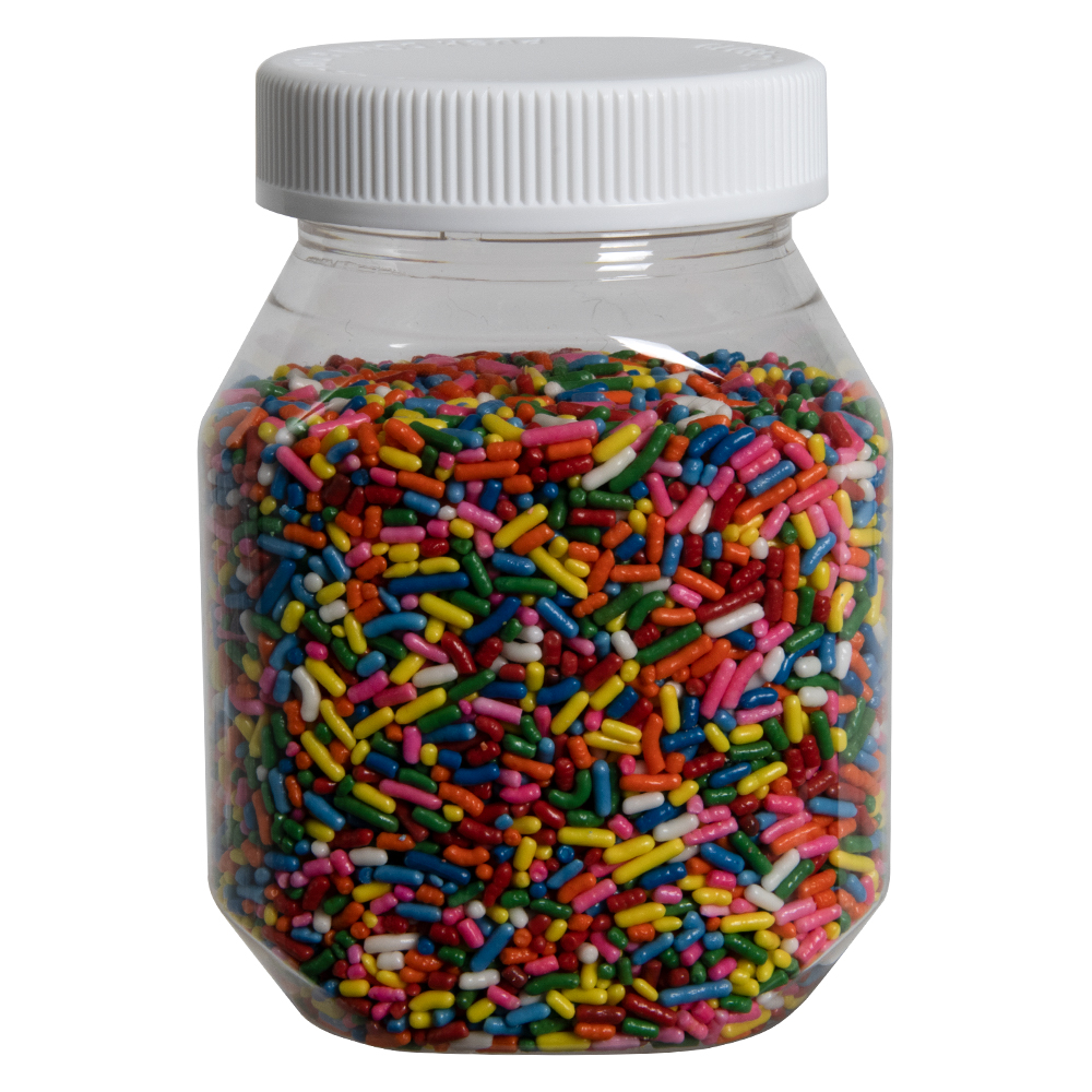 PET Wide Mouth Oval Jar with CRC Cap