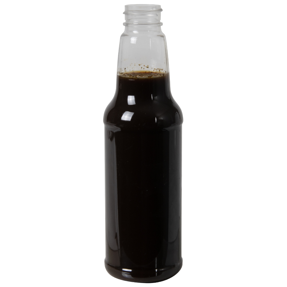 Smooth Round PET Sauce Bottles