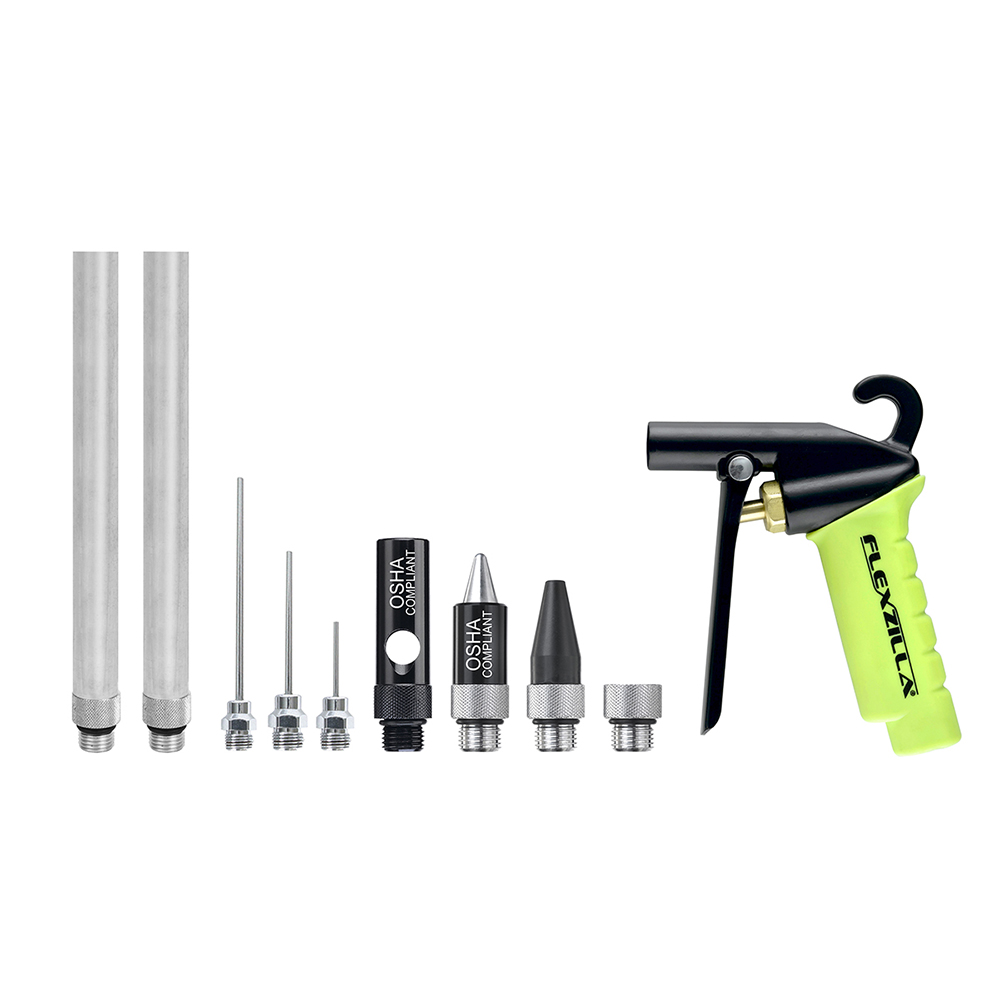 Flexzilla® X1™ 10-Piece Blow Gun Kit with Extensions