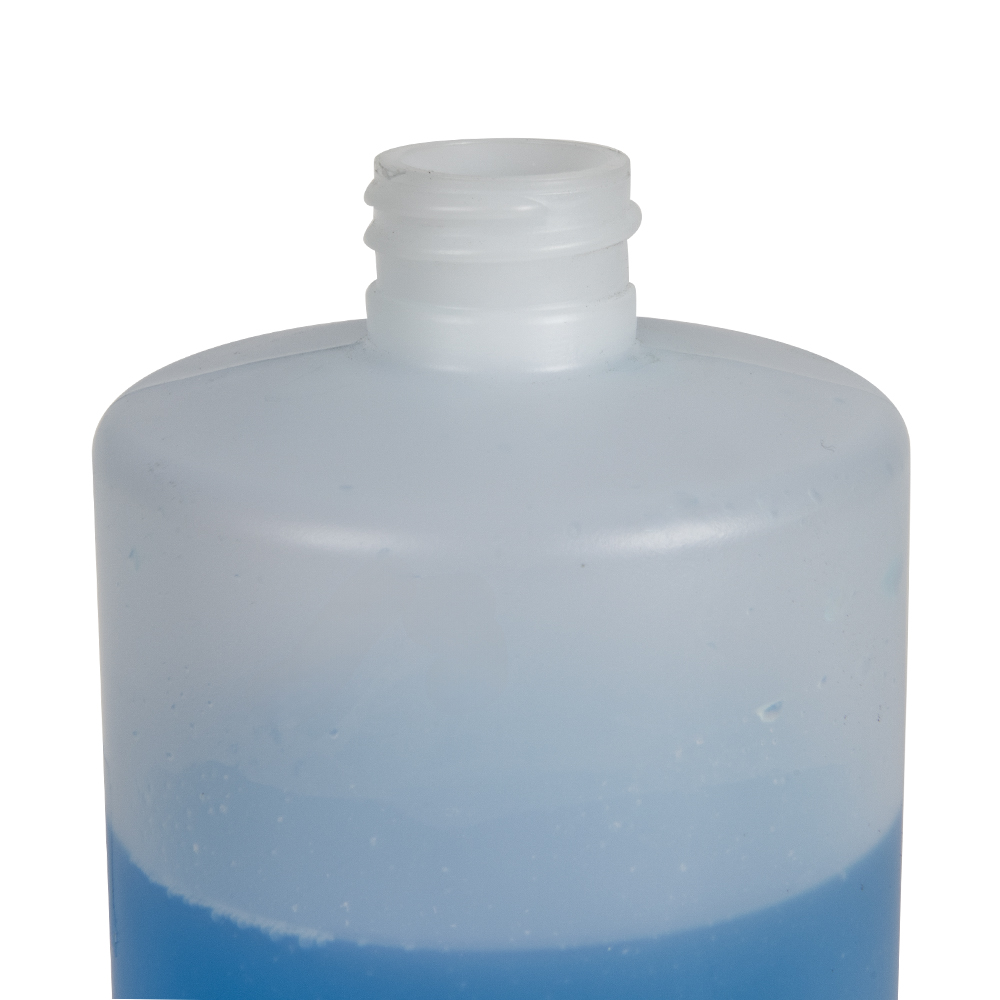 32 oz. Natural HDPE Flame-Treated Cylindrical Sample Bottle with 28/410 Neck (Sprayer or Cap Sold Separately)