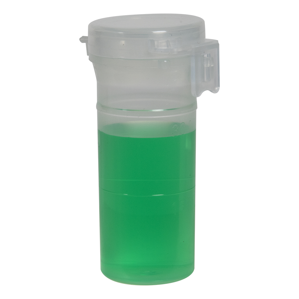 Locking Flip-Top Polypropylene Vial