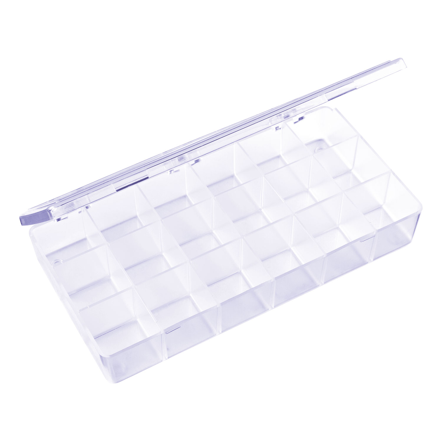 K-Series Box with 18 Compartments (1 Size) - 8" L x 4" W x 1-3/16" Hgt.