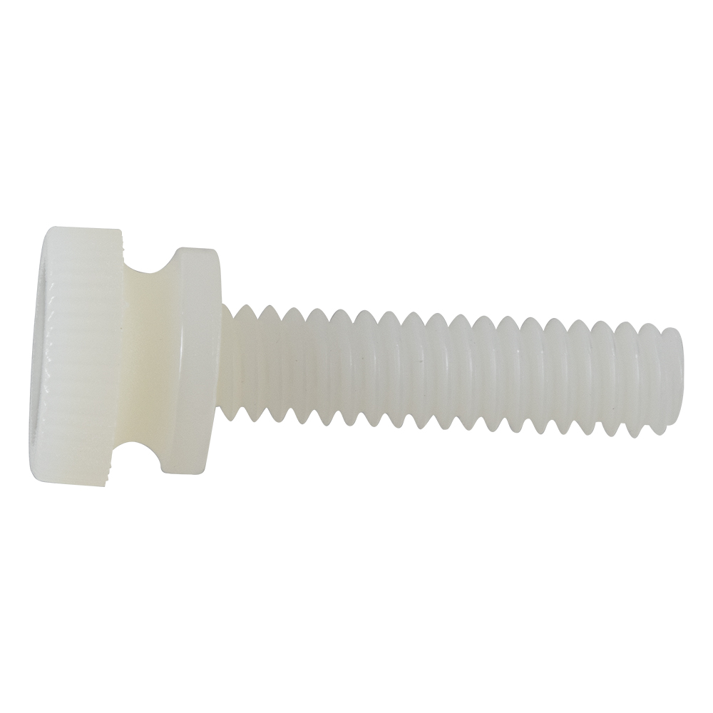 1/4-20 x 1" Nylon Knurled Thumb Screws - Bag of 100