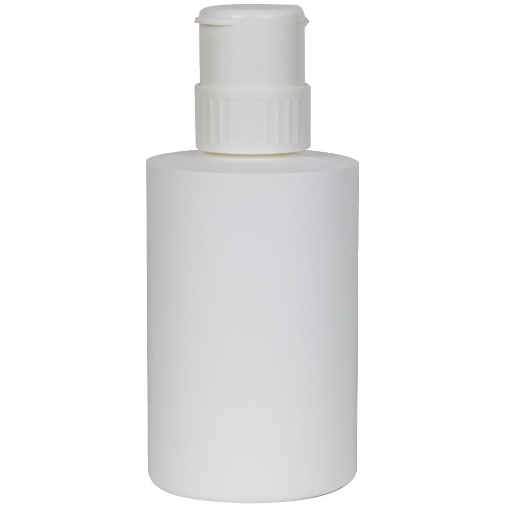 HDPE Squat Cylindrical Bottle with Well-Style Pump