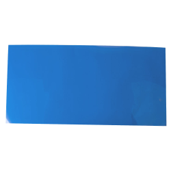 0.005" x 10" x 20" Blue Polyester Shim