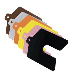 Color-Coded PVC Slotted Shim