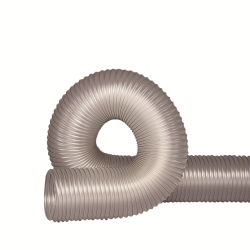 6" ID UFD.020 Clear Thermo Polyurethane Flexible Duct