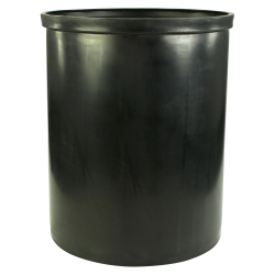 85 Gallon Black Heavy Weight Tank - 27" Dia. x 34" Hgt. (Cover Sold Separately)