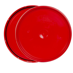 Red 2 Gallon Bucket Lid with Tear Tab