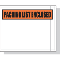 Packing List Envelopes