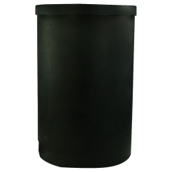 130 Gallon Black Heavy Weight Tamco® Tank - 30" Dia. x 46" Hgt. (Cover Sold Separately)