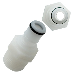 1/4" MNPT NSF-Listed APC Series Acetal Insert - Straight Thru (Body Sold Separately)