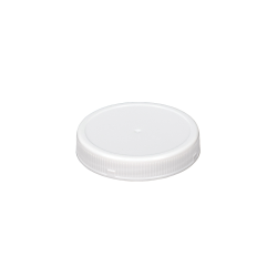 63mm White Polypropylene Cap