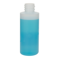 1 oz. Natural HDPE Cylindrical Sample Bottle with 20/410 Neck (Cap Sold Separately)