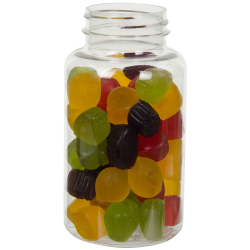 225cc Clear PET Packer Bottle with 45/400 Neck (Cap Sold Separately)