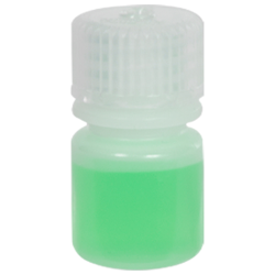 1/4 oz./8mL Nalgene™ Lab Quality Narrow Mouth HDPE Bottle with 20mm Cap