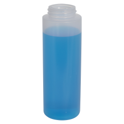 8 oz. Natural LDPE Wide Mouth Bottle with 38/400 Neck (Cap Sold Separately)
