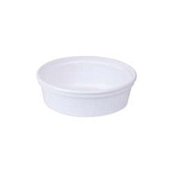 8 oz. White Polypropylene Container (Lid Sold Separately)