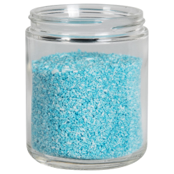 Clear Glass Jar & Metal Lids with Plastisol Liners