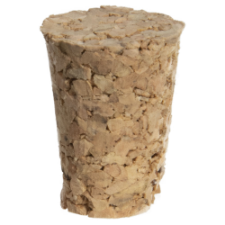 Size 3 Solid Cork Stopper
