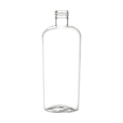 8 oz. Clear PET Cosmo High Clarity Oval Bottle with 24/415 Neck (Cap Sold Separately)