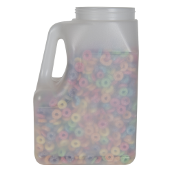 164 oz. Natural Multi-Use HDPE Container with Handle & 110/400 Neck  (Cap Sold Separately)