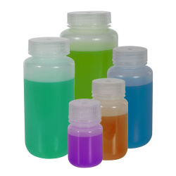 Diamond® RealSeal™ LDPE Wide Mouth Bottles with Caps