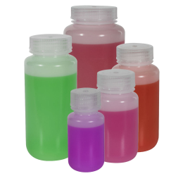 Diamond® RealSeal™ HDPE Wide Mouth Bottles with Caps