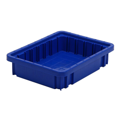 Blue Dividable Grid Container - 10-7/8" L x 8-1/4" W x 2-1/2" Hgt.