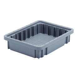 Gray Dividable Grid Container - 10-7/8" L x 8-1/4" W x 2-1/2" Hgt.