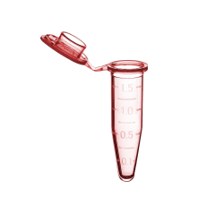 1.5mL SureSeal S™ Red Sterile Microcentrifuge Tube - 500 per Case